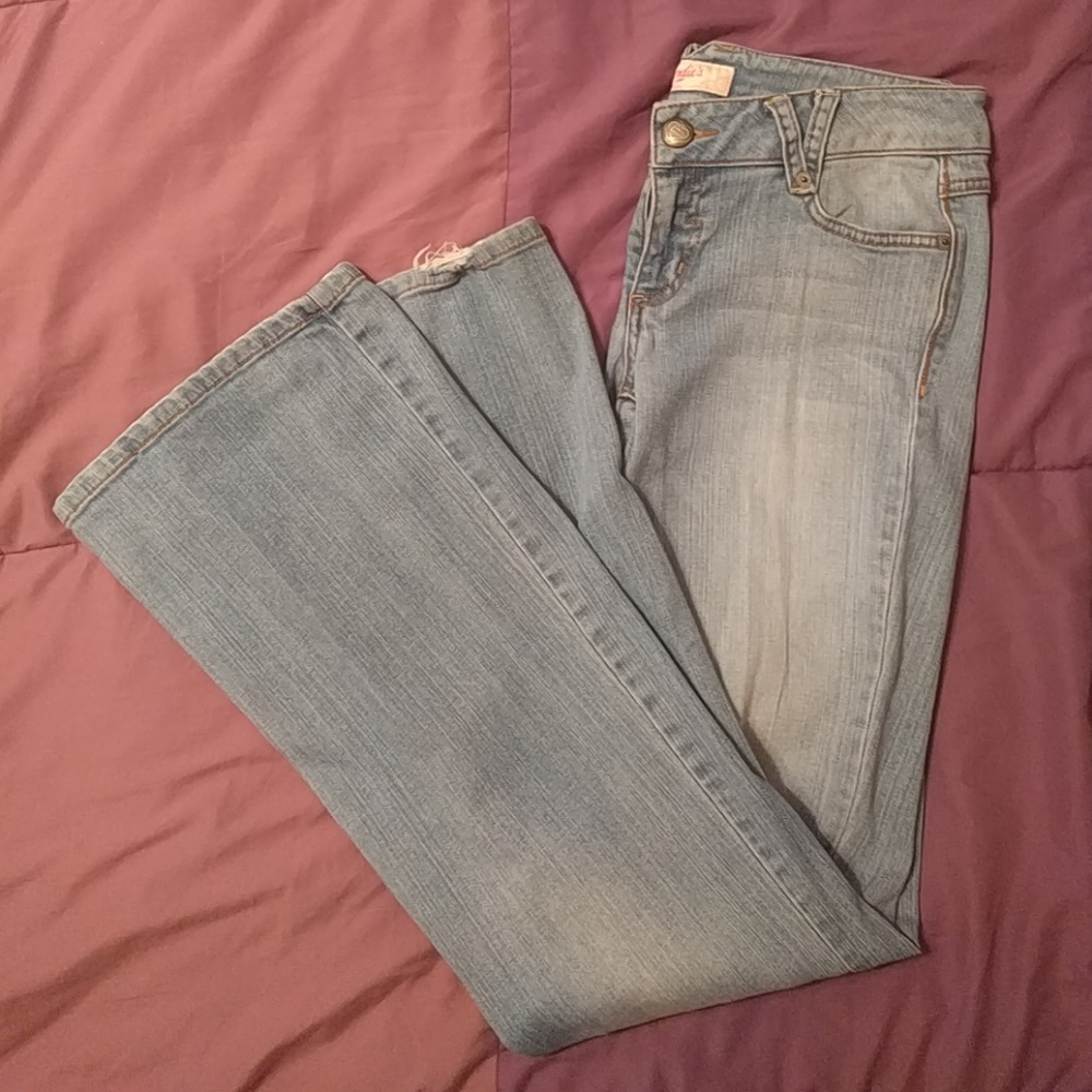 Candies lightwash bellbottom jeans